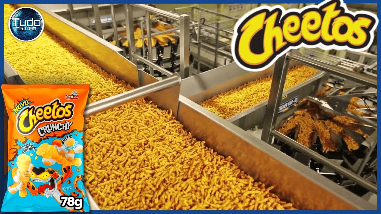 How Cheetos are Made - Industrial Cheetos Manufacturing Process. Amazing Machines