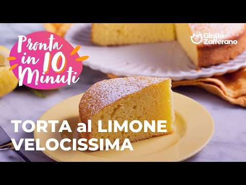 TORTA al LIMONE VELOCISSIMA: SOFFICE, GOLOSA e PRONTA in 10 MINUTI😋💛🍋
