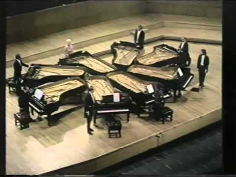 Beethoven - Turkish March (arr. for 8 pianos; Larrocha, Bolet, etc.)