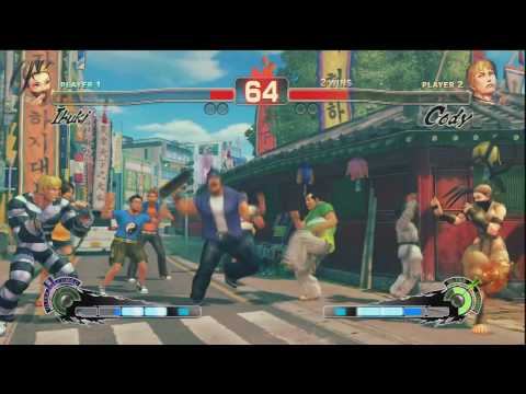 SSF4 HD Offline Casuals pt4: Ibuki(ProGamer) vs Cody(LinoEP)