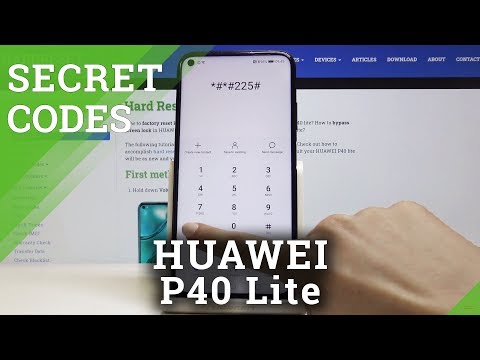 CODES HUAWEI P40 Lite - Secret Mode / Project Menu