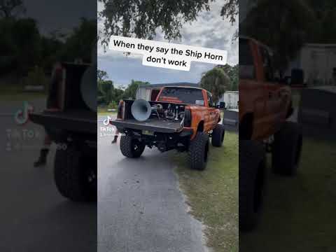 The Ship Horn in my Truck works and it’s LOUD