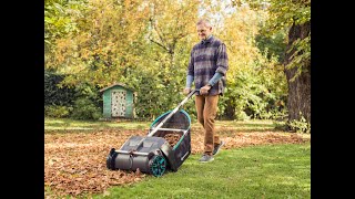 Gardena Recogedor de Hojas con Ruedas anuncio