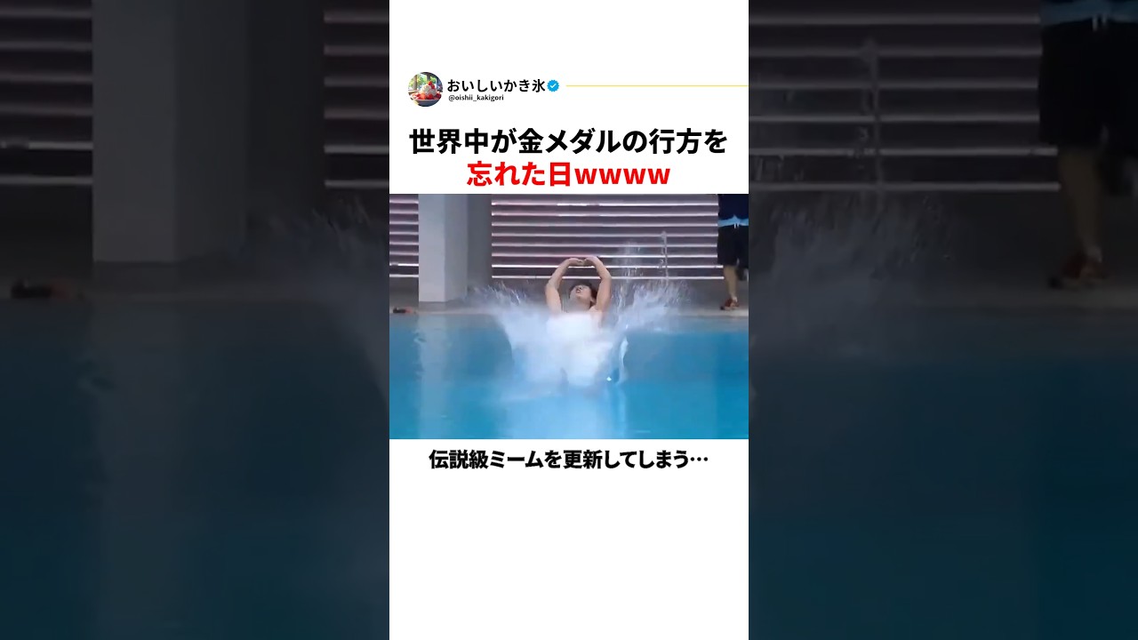 世界中が金メダルの行方を忘れた日wwww