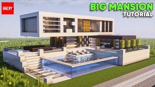 How to build a big mansion in Minecraft