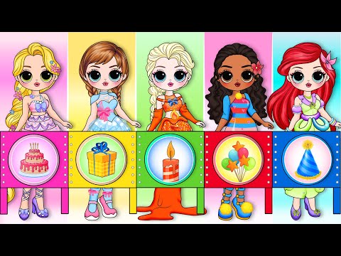 Disney Princess & Friends Have Birthday Party | 30 DIY Arts & Paper Crafts