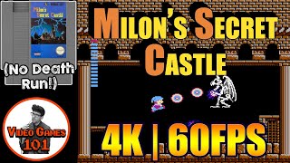 Milon's Secret Castle | No Death Playthrough | 4K 60FPS | Video Games 101