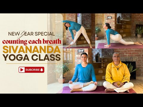 New Year Special - Sivananda YOGA CLASS - Counting each BREATH