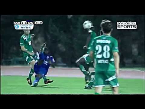 Esmaël Gonçalves Golazo against Anagennisis