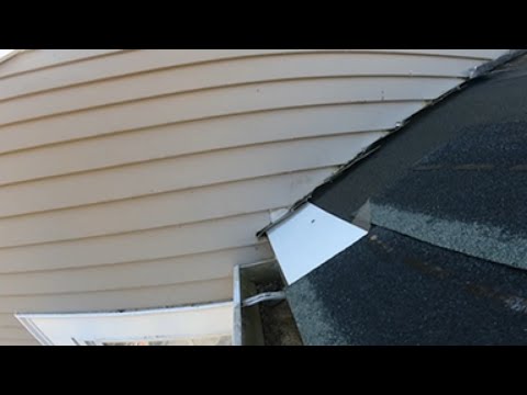 How to  install flashing at the bottom of siding,
