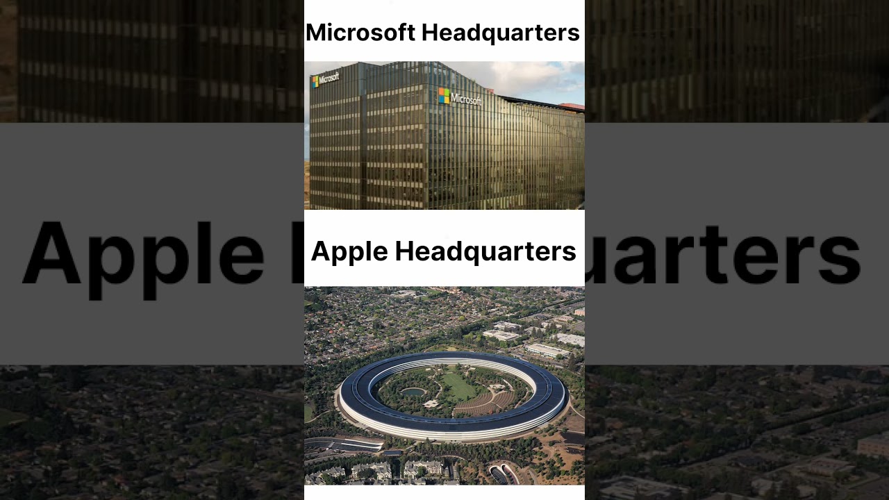 Microsoft Headquarters vs Linux Headquarters #coding #programming