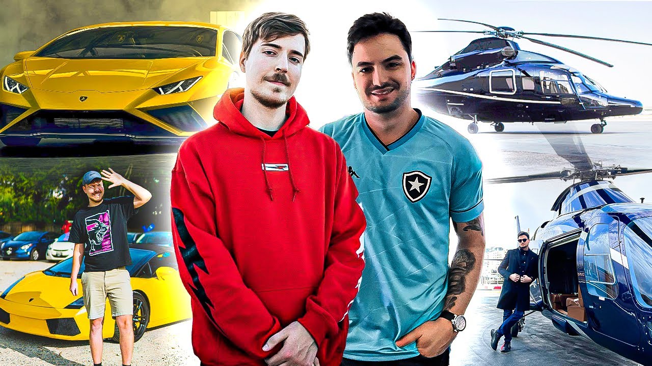 FELIPE NETO vs MR.BEAST: qual é o YOUTUBER mais RICO?
