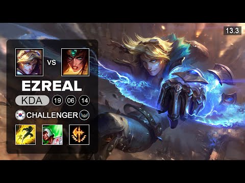 Ezreal vs Sivir ADC - KR Challenger - Patch 13.3 Season 13