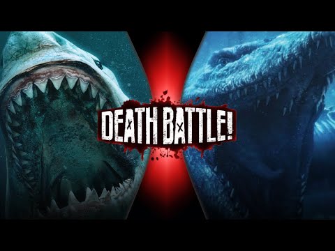 Megalodon vs mosasaurus (the Meg vs Jurassic world) | Death Battle trailer S4 EP12