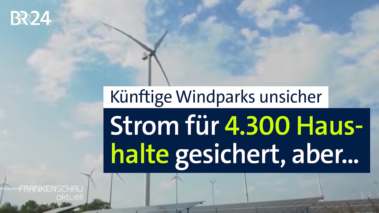 Vorzeige-Windspark: Kommt keiner mehr nach wegen politischer Fehlplanung? | BR24