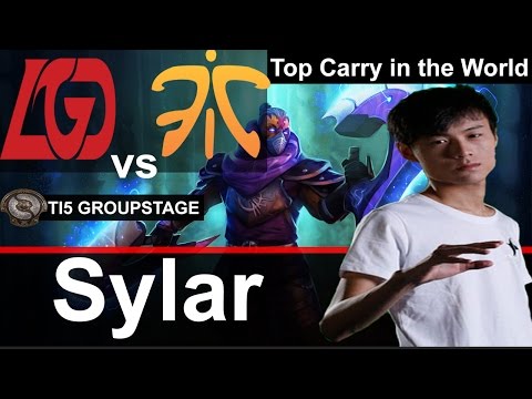 LGD Sylar plays Anti-mage [Top Carry in the World, 19 kills vs Fnatic] Dota 2 [TI5 Group]