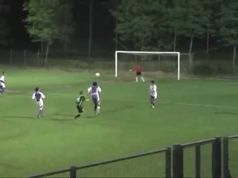 Gol di Samuele Agogliati in Cortecalcio-Soragna