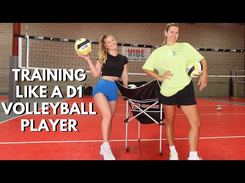 D1 Gymnast Tries D1 Volleyball