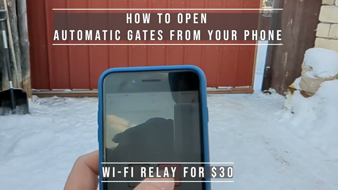 Can I open my gate with my phone? Tipseri