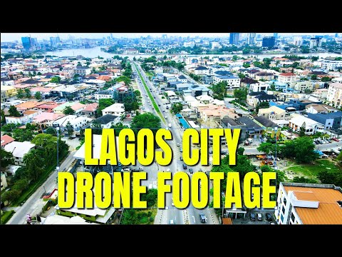 Beautiful Aerial View of Lagos (4k Footage of Lekki, Lagos) 2025.