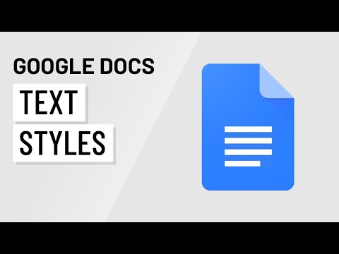 Google Docs Working With Style s