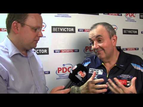 Phil Taylor looking to wipe the smile off Gary Anderson at the World Matchplay.