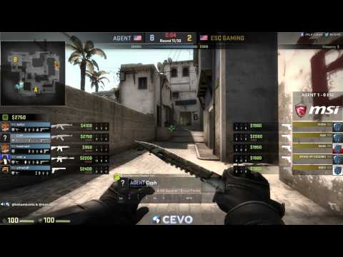 AGENT vs ESC Gaming Game 2 (CEVO-M CS:GO Season 7) - Helium & Metuz