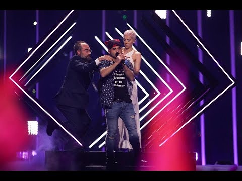 Eurovision 2018 UK Stage Invasion  - United Kingdom Euro Vision