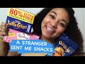 A stranger sent me British snacks!! Snack pals ep. 1