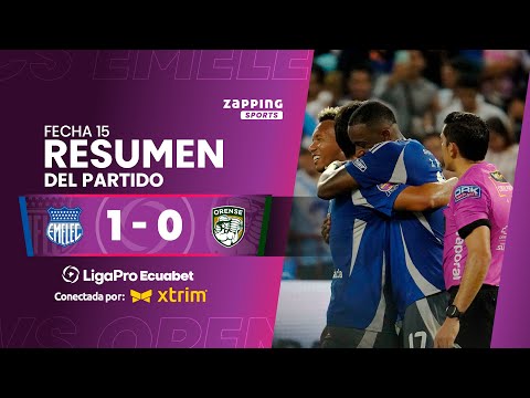 CS Emelec 1 - 0 Orense SC / Fecha 15 / LigaPro Ecuabet conectada por Xtrim