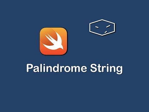 palindrome string in swift 3