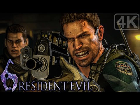 Resident Evil 6｜Chris Redfield Campaign｜Full Game｜4K