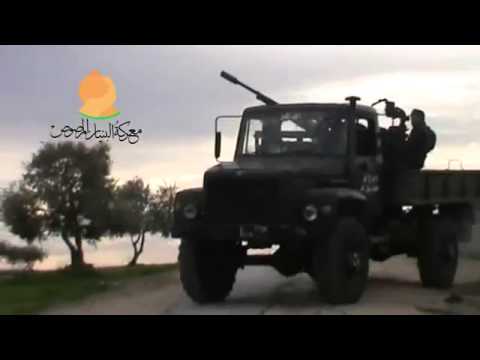 استهداف  قوات النظام برشاش شيلكا في مدينة معرة النعمان في محافظة إدلب