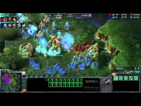 coL.Minigun(P) v Goswser(Z) - G1 - GSL Crevasse - NA Playhem Daily 10.18.2011