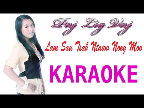 Paj Lig Vaj - Lam Sau Tsab Ntawv Noog Moo KARAOKE