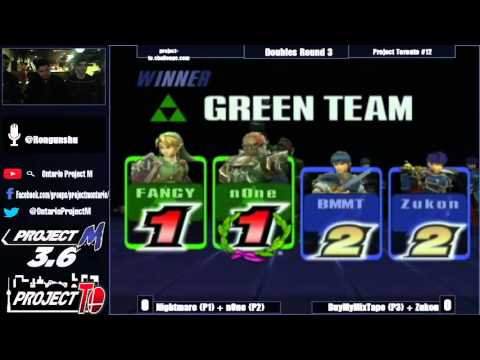 Project Toronto #12 Dubs- Nightmare(Link)+EMG | n0ne (Ganondorf) vs BuyMyMixTape(Marth)+Zukon(Ike)