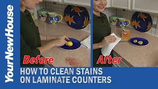 How to Remove Stains from a Laminate Countertop - Quick Tips