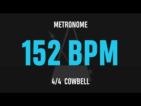 152 BPM 4/4 - Best Metronome (Cowbell)