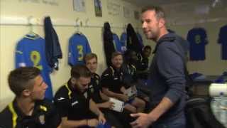 preview picture of video 'Soccer AM - Visit to Basingstoke Town FC: Max Rushden meets his new teammates (unseen footage)'