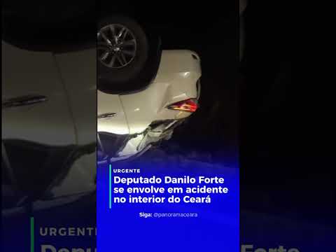 Deputado Danilo Forte se envolve em acidente no interior do Ceará