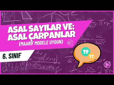 Asal Sayılar ve Asal Çarpanlar | 6. Sınıf Matematik Konu Anlatımı | 2025-2026