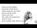 Colors of the Wind - Tori Kelly with Lyrics