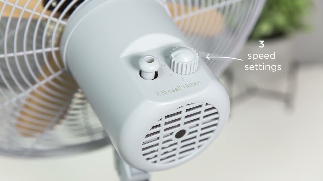Russell Hobbs Scandi Style 16 Inch Pedestal Fan Dunelm