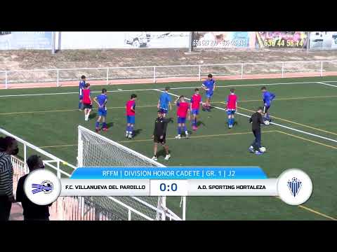 Villanueva del Pardillo Cadete A - AD Sporting Hortaleza Cadete B Division de Honor 2021 2022  J 2