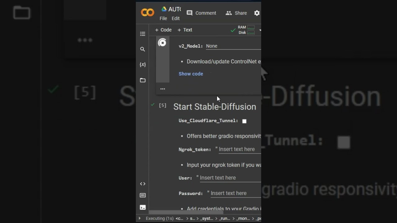 Install Stable Diffusion in 1 minute #ai #stablediffusion #texttoimage #googlecolab #free #shorts