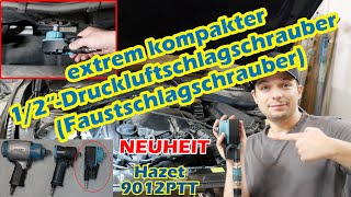 Extrem kompakter 1/2" Schlagschrauber von Hazet (Faust Schlagschrauber) 9012PTT - Unboxing und Test