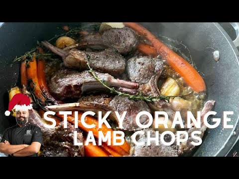 How to Make Sticky Orange Lamb Chops