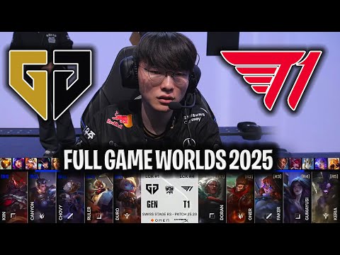 T1 vs GEN WORLDS 2025 SWISS STAGE DAY 4 | T1 vs GENG WORLDS 2025