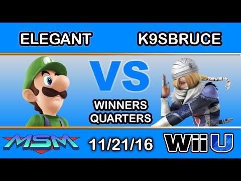 MSM 75 - eM | Elegant (Luigi) Vs. K9sbruce (Sheik) Winners Quarters - Smash Wii U
