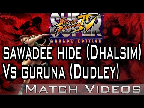 sawadee hide (Dhalsim) Vs guruna (Dudley) SSF4 AE 2012 Match Video 1080p HD Super Street Fighter 4